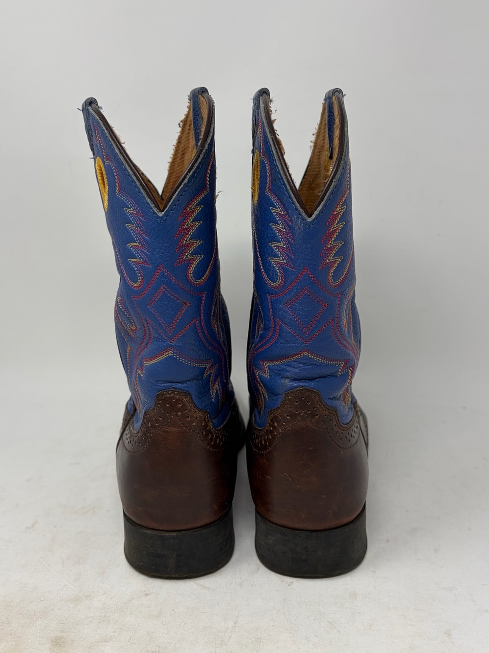 Ariat Kids Leather Western Cowboy Boot Size 3 - Picture 3 of 9